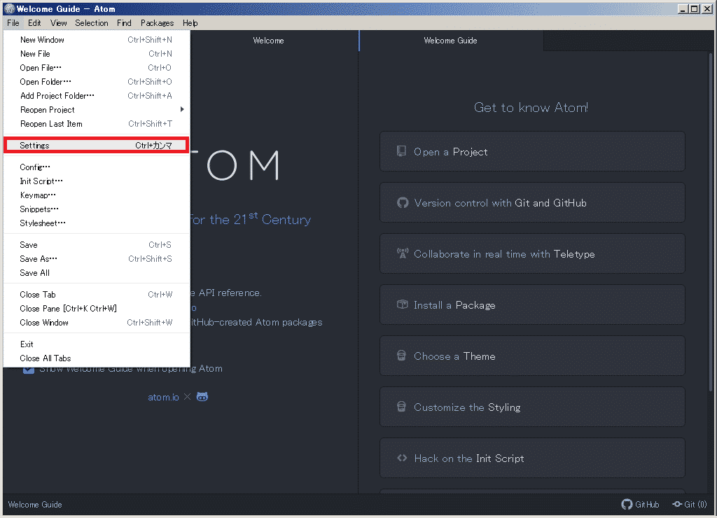 Python テキストエディタ Atom を日本語化する方法とおすすめパッケージ インフラエンジニアの技術log